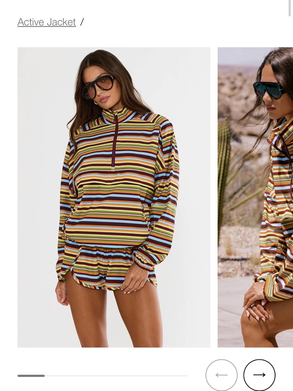 Beach Riot Vespera and Nadia Jacket/Short Set